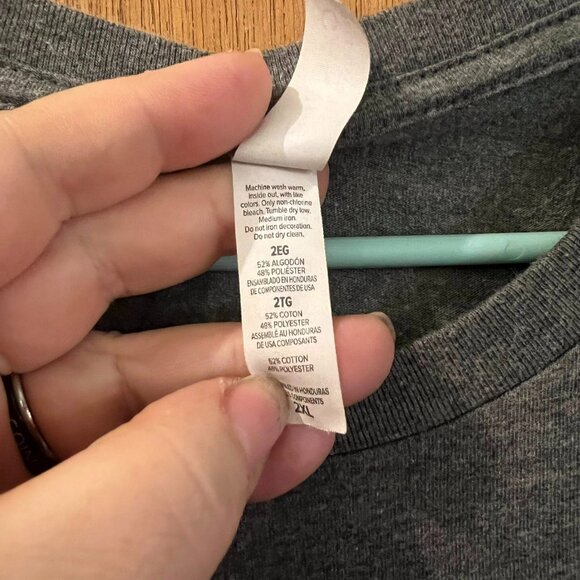 Size 2XL - Gray Short Sleeve "Home Alone" T-Shirt - Picture 5 of 7